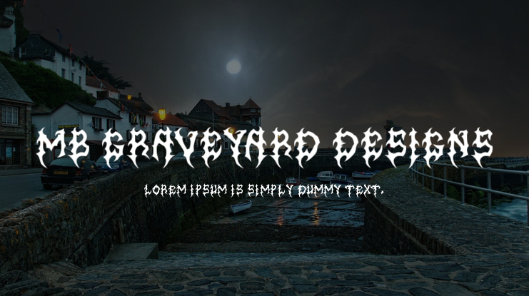 MB Graveyard Designs Font
