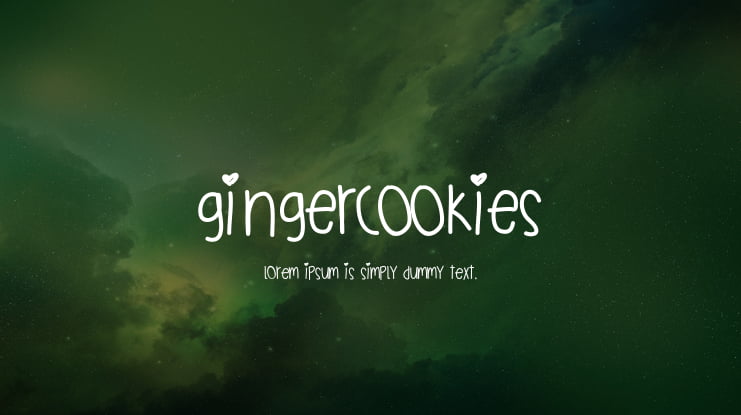 GingerCookies Font