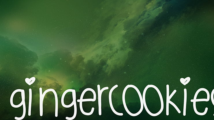 GingerCookies Font