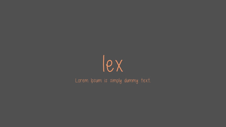 lex Font