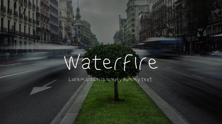 WaterFire Font Family