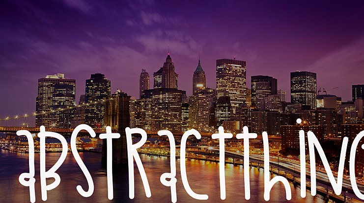 AbstractThing Font