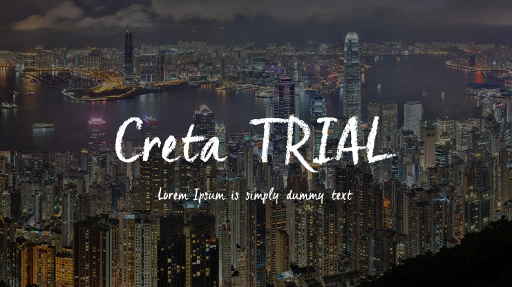 Creta_TRIAL Font