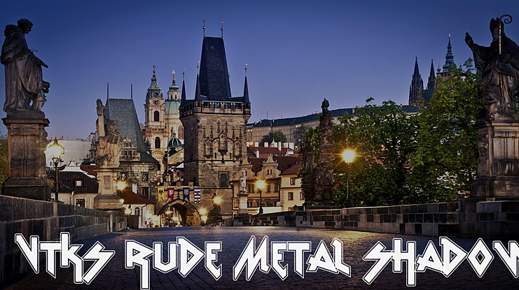 VTKS Rude Metal Font Family