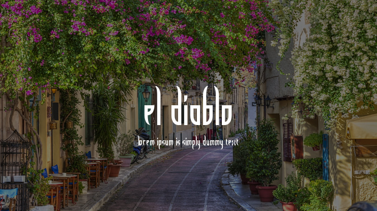 El Diablo Font