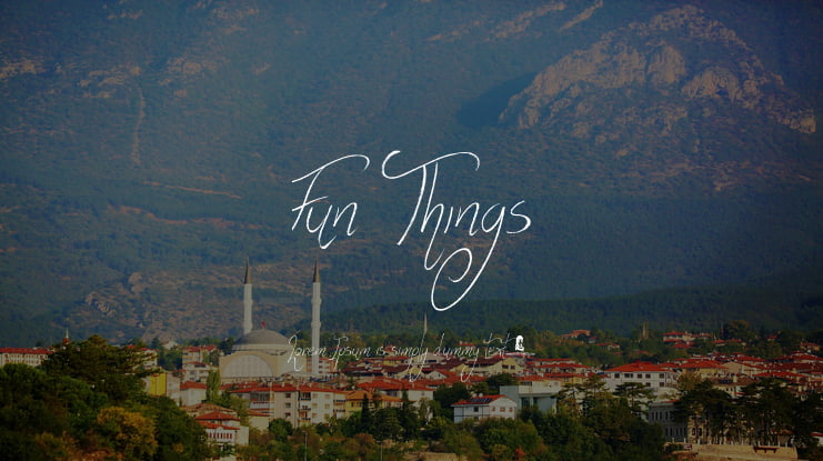Fun Things Font