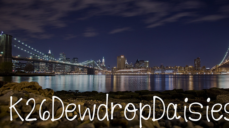 K26DewdropDaisies Font