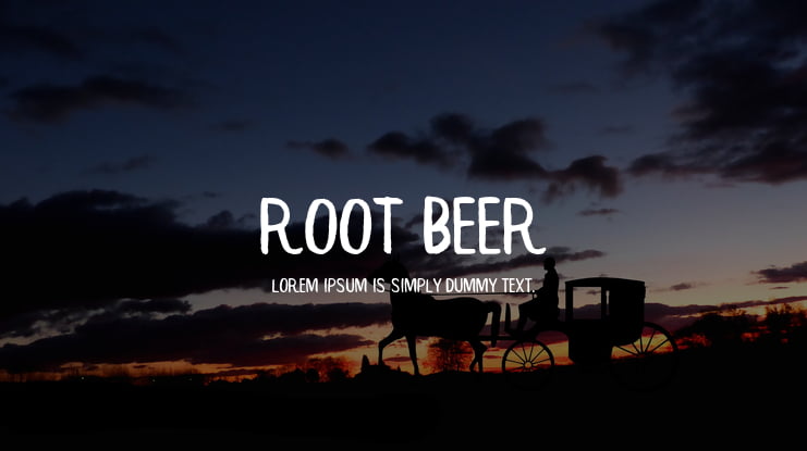 Root Beer Font