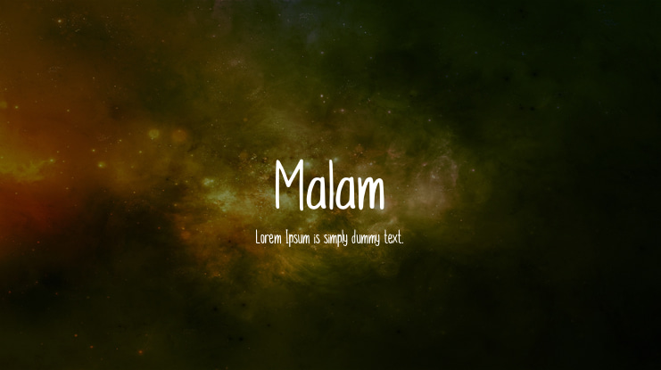 Malam Font