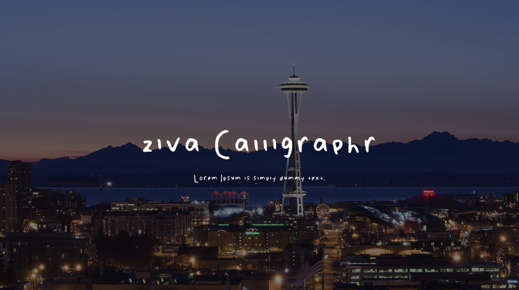 ziva Calligraphr Font