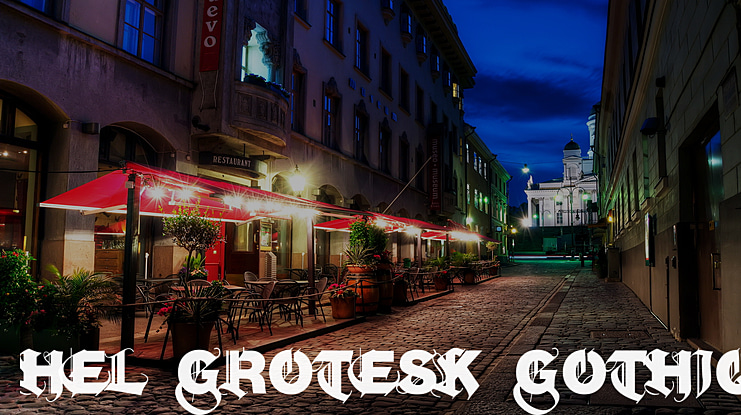 Hel Grotesk Gothiq Font