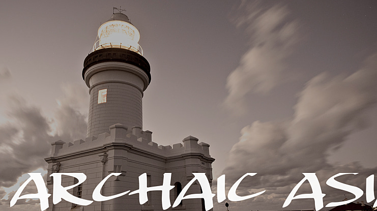 Archaic Asian Inks Font