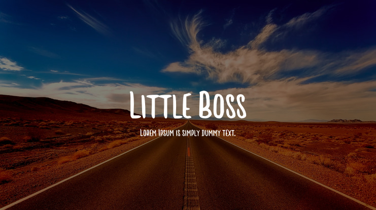 Little Boss Font