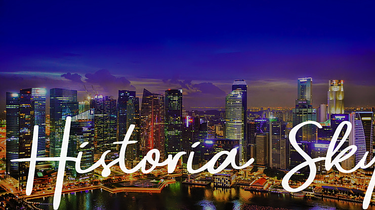 Historia Sky Font