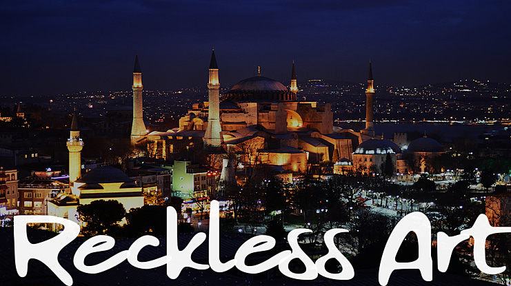 Reckless Art Font