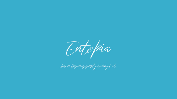 Entopia Font
