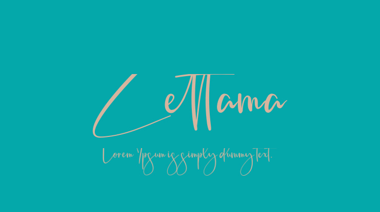 Zettama Font