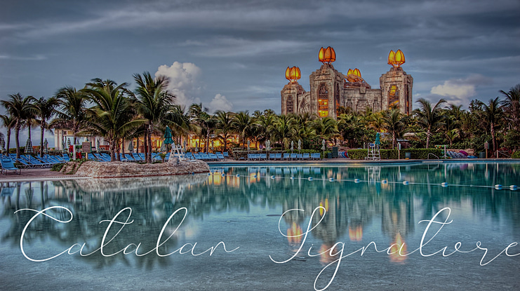 Catalan Signature Font