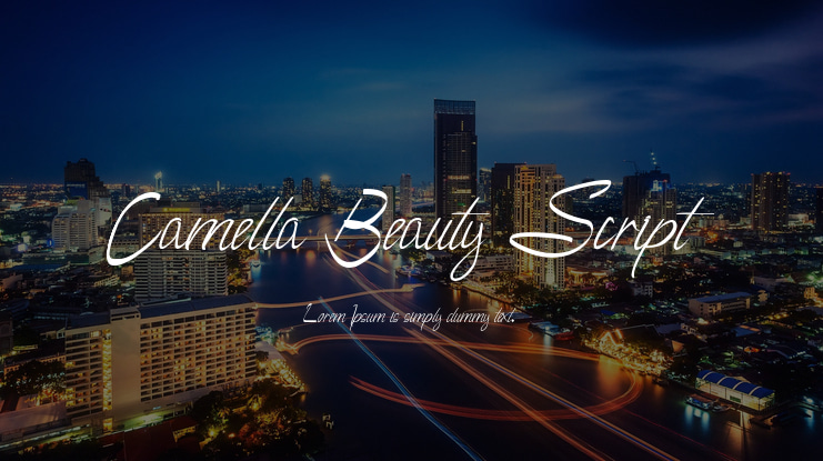 Camella Beauty Script Font