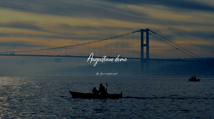 Augustinne demo Font