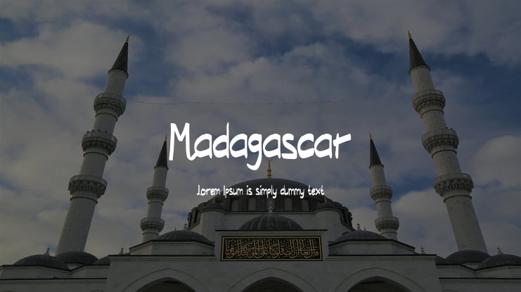 Madagascar Font