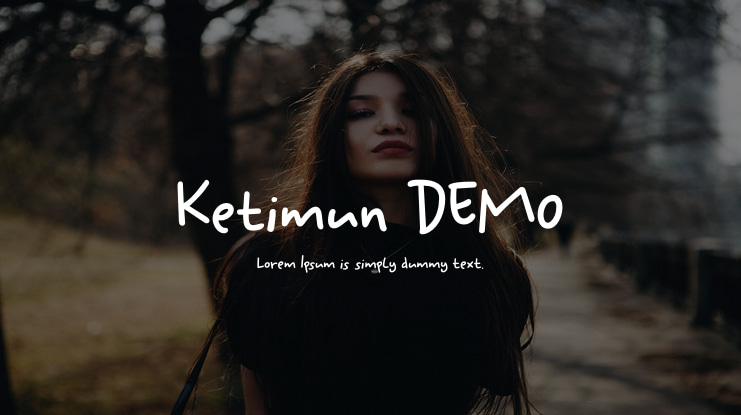 Ketimun DEMO Font