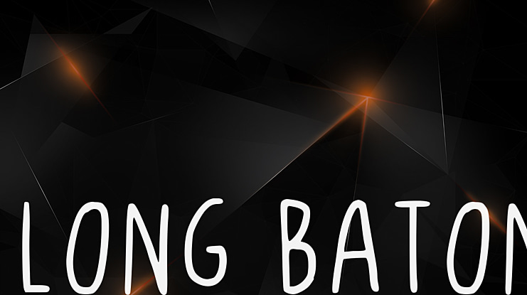 Long Baton Font