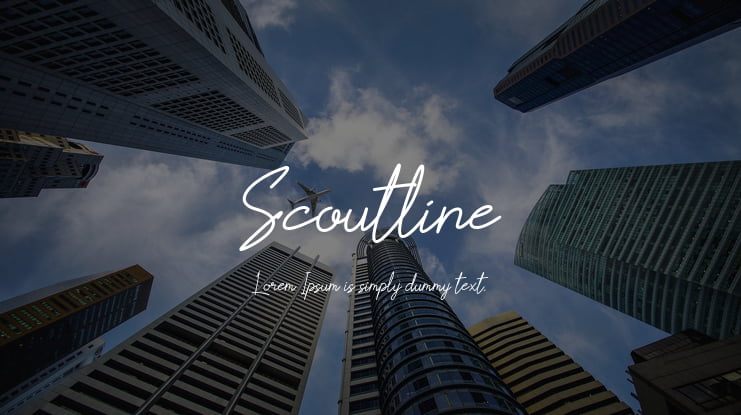 Scoutline Font