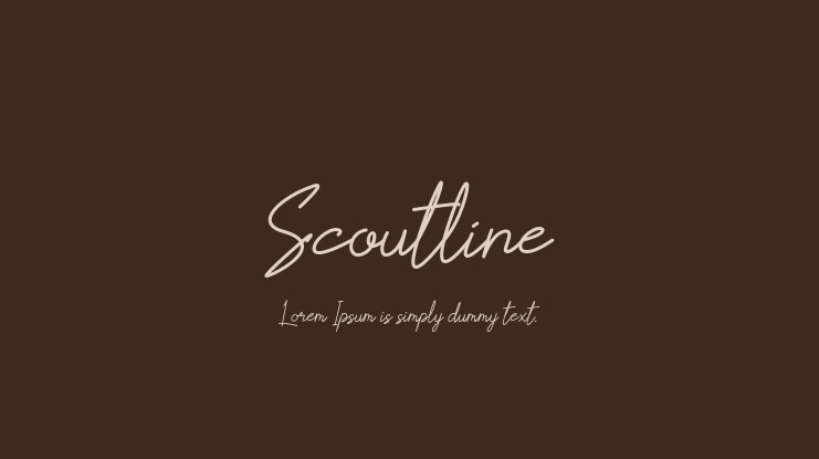 Scoutline Font