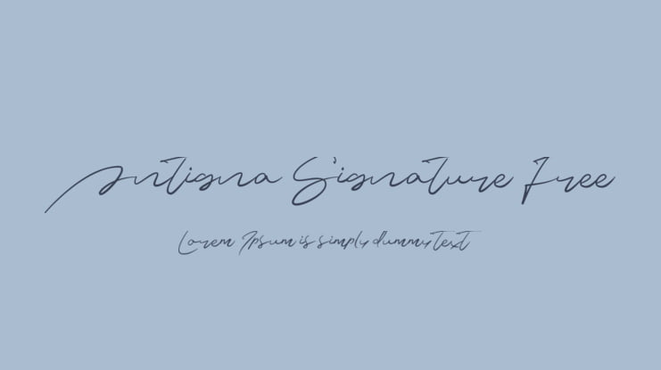 Antigna Signature Free Font