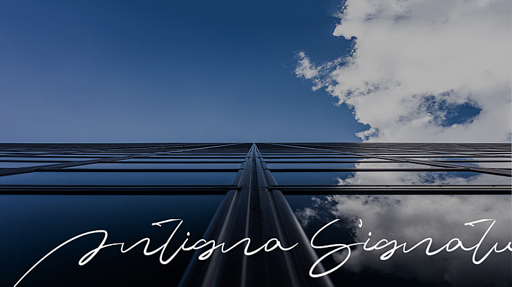 Antigna Signature Free Font