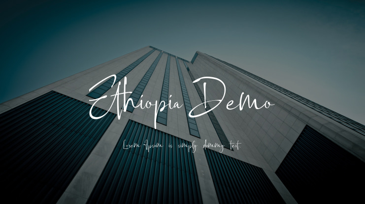 Ethiopia Demo Font