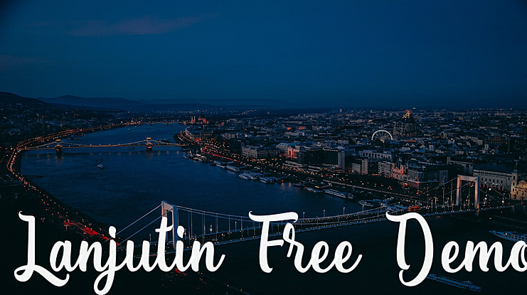Lanjutin Free Demo Font