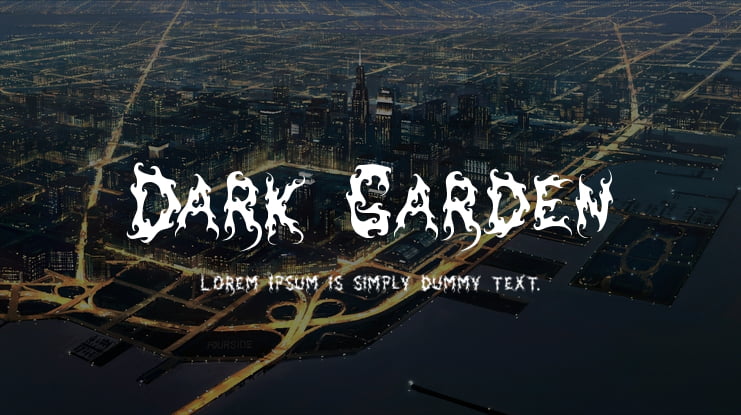 Dark Garden Font