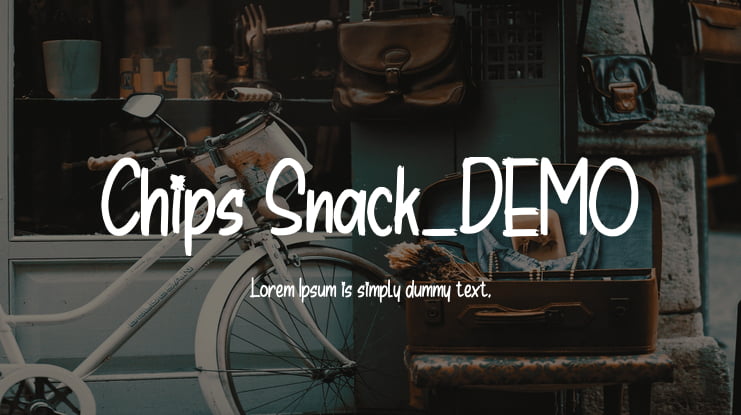 Chips Snack_DEMO Font