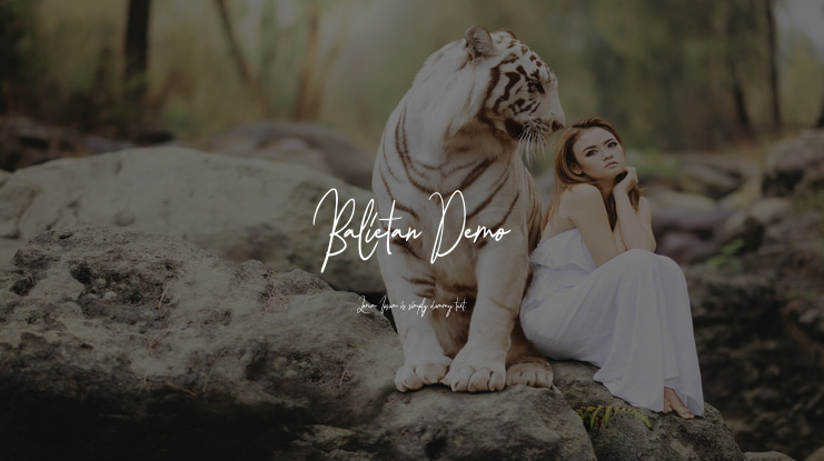 Balietan Demo Font