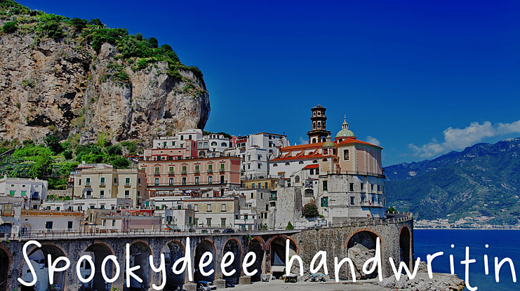 Spookydeee_handwriting Font