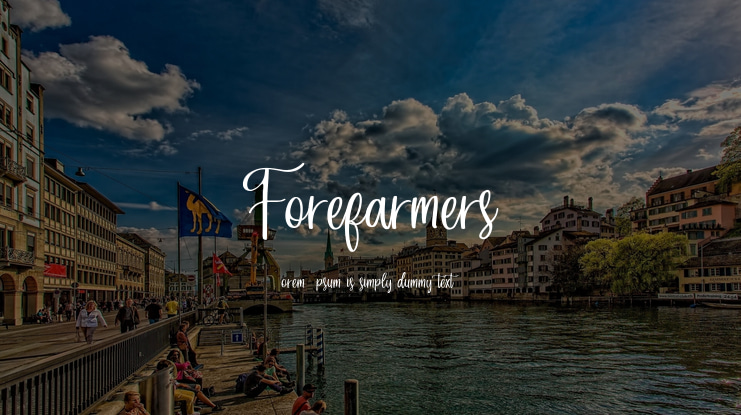 Forefarmers DEMO Font