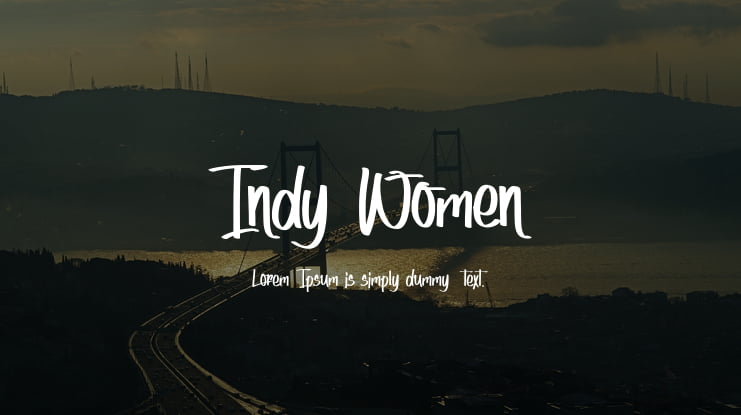 Indy Women Font