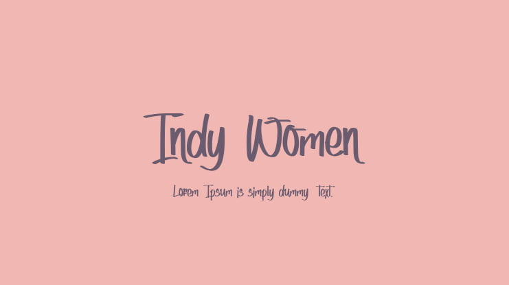Indy Women Font