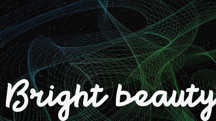 Bright beauty Font