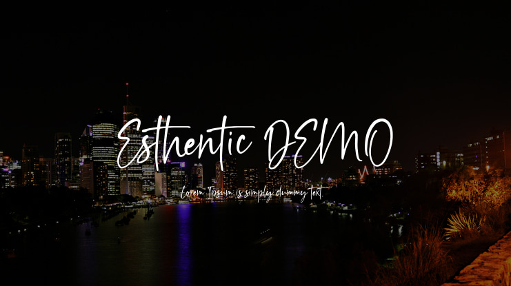 Esthentic DEMO Font