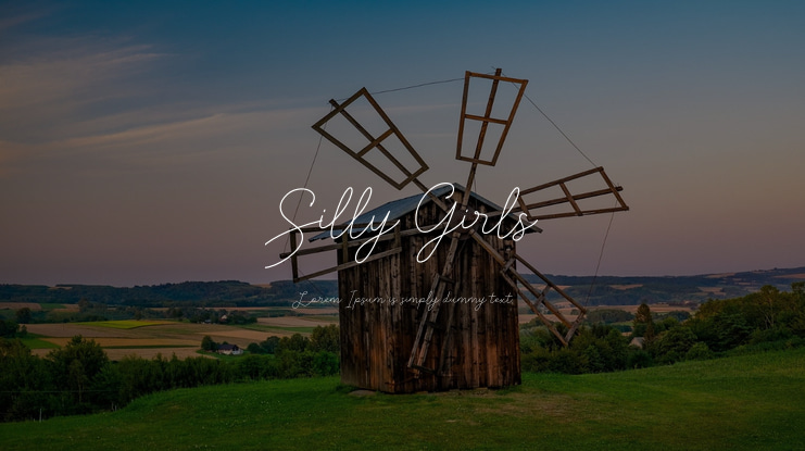 Silly Girls Font