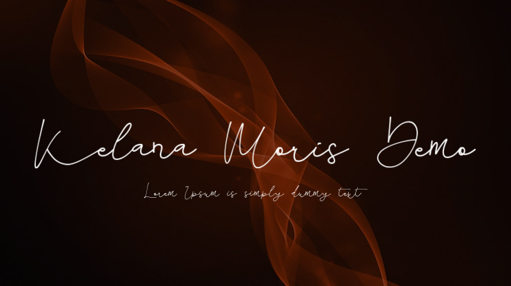 Kelana Moris Demo Font
