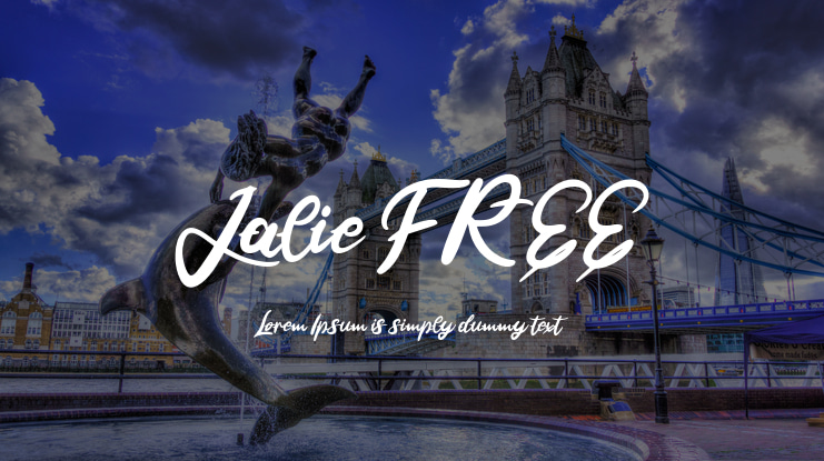 Jalie FREE Font