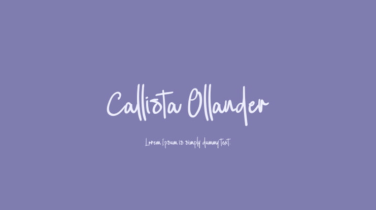 Callista Ollander Font