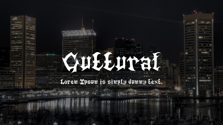 Guttural Font