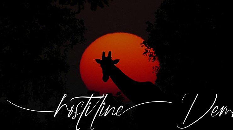 Hostiline Demo Font