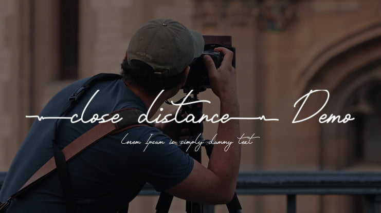 Close Distance Demo Font