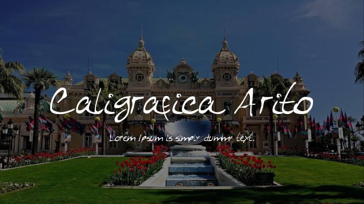 Caligrafica Arito Font